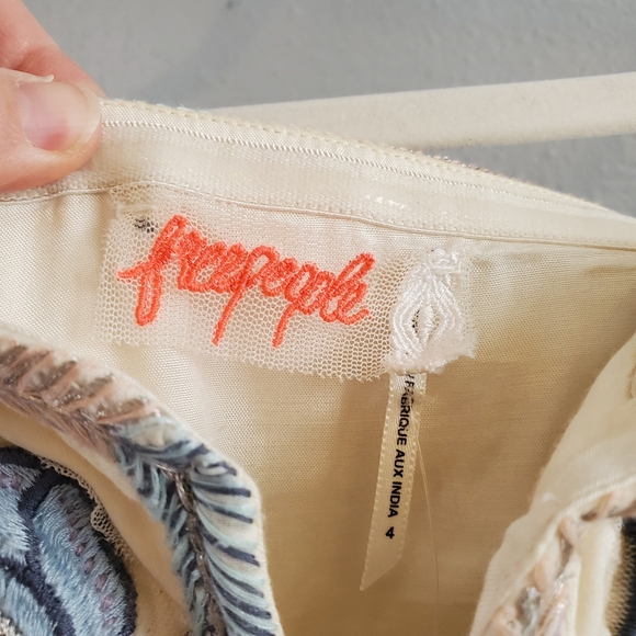 Free People Floral Bodice Mini dress, size 4 - Picture 4 of 8